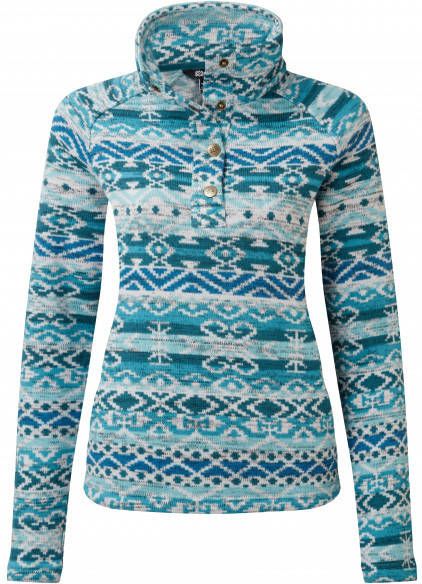 Sherpa Women's Bhutan Pullover Fleecetrui, turkoois