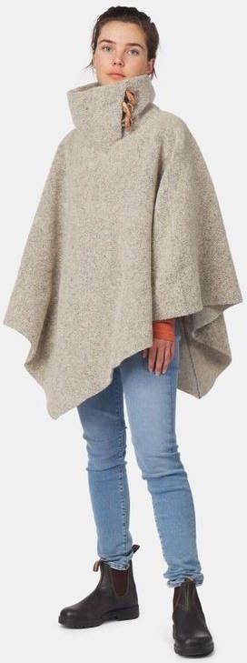 Ayacucho Montana Poncho Dames Wit