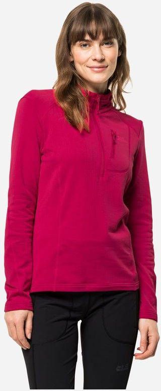 Jack Wolfskin Kolbenberg Dames Trui Rood