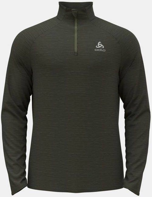 Odlo Midlayer 1/2 Zip Run Easy Warm Blauw