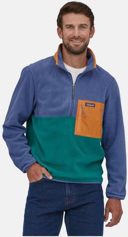 Patagonia Microdini 1/2 Zip Pullover Blauw