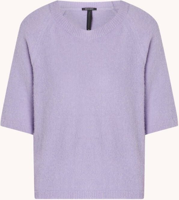10days Paarse Trui Shortsleeve Sweater Soft Knit