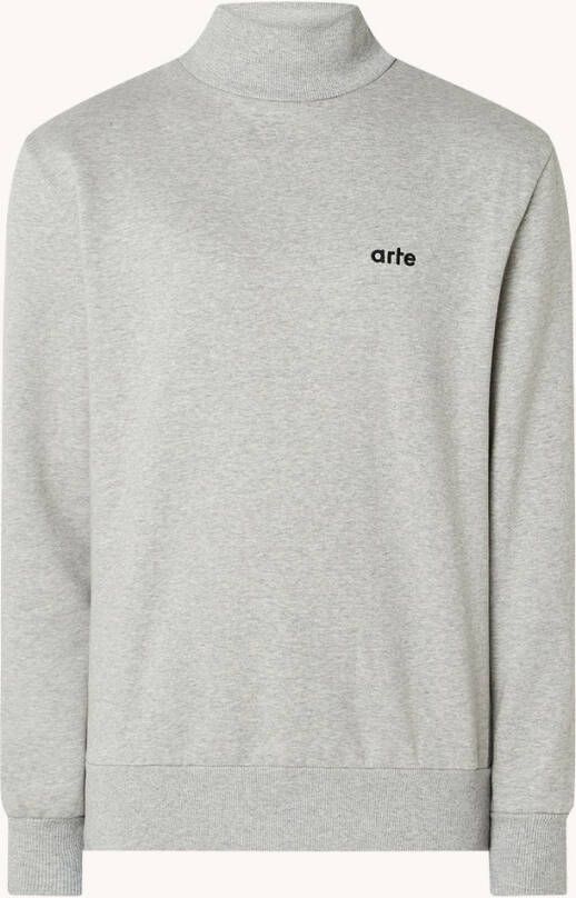 Arte Antwerp Carter fijngebreide coltrui met logo