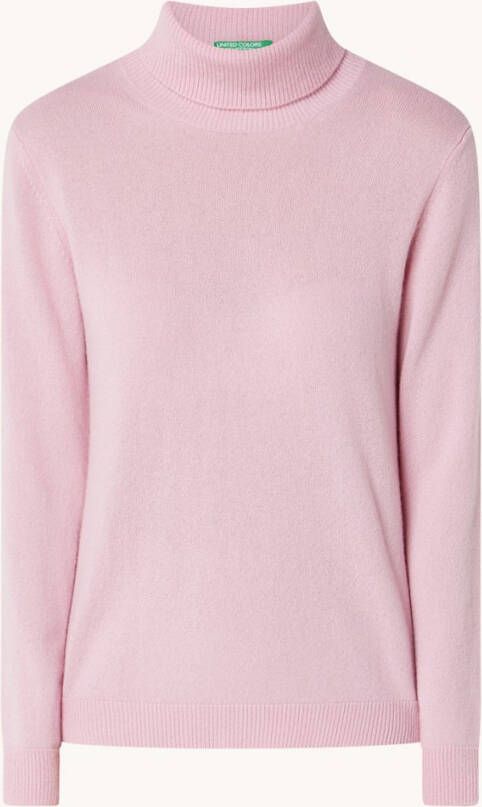 Benetton Fijngebreide coltrui van kasjmier