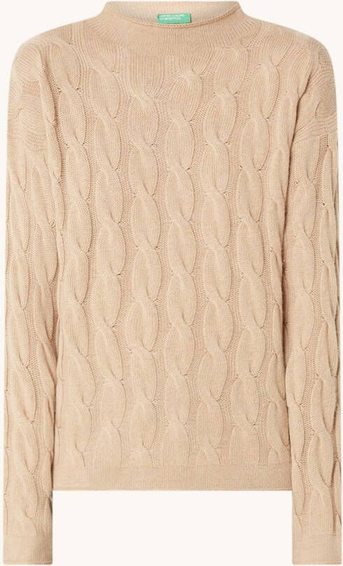 United Colors of Benetton Trui met staande kraag(1 delig )