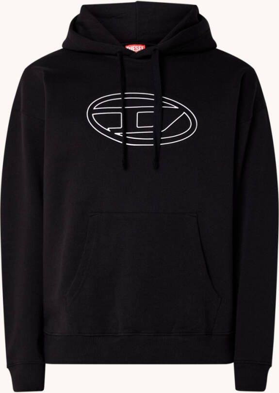 Diesel Bigoval hoodie met 3D logoprint