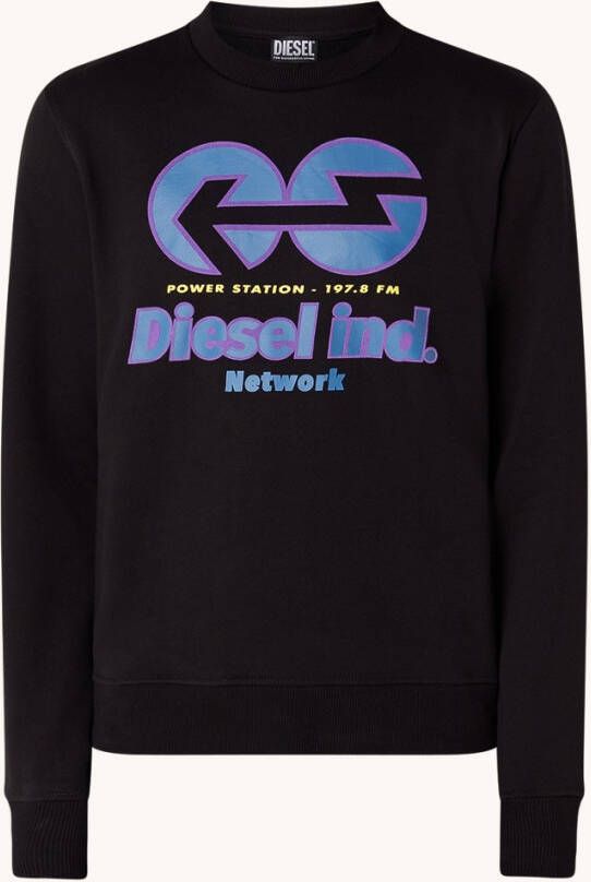 Diesel Ginn E1 sweater met logoprint