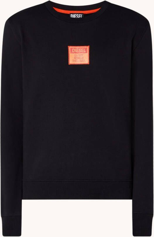 Diesel S Ginn E2 sweater met logoprint