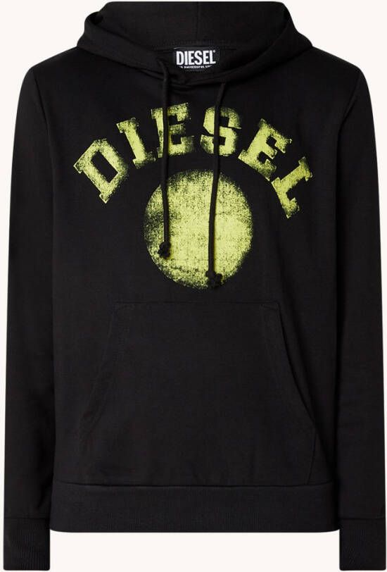 Diesel S GINN HOOD K30 hoodie met logoprint