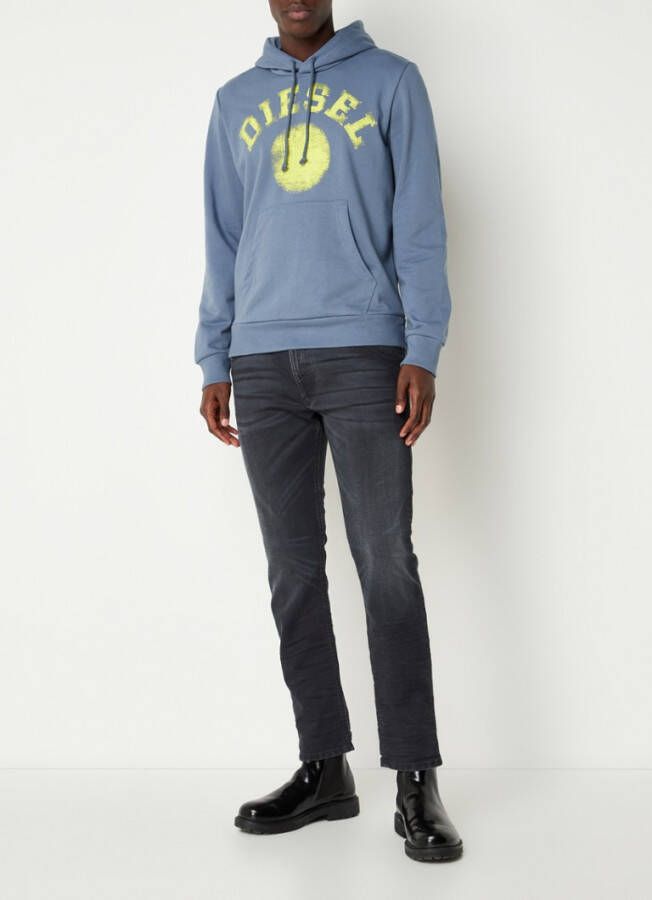 Diesel S GINN HOOD K30 hoodie met logoprint