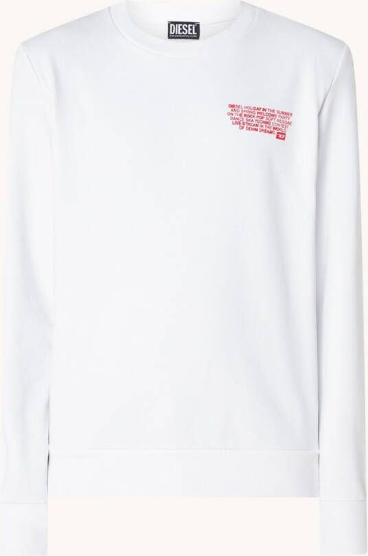 Diesel S GINN K29 sweater met print