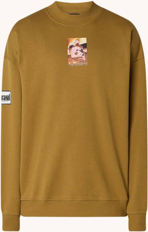 Diesel S MARIS E1 sweatshirt met front en backprint