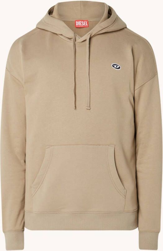 Diesel S ROB HOOD DOVAL PJ hoodie met logoborduring