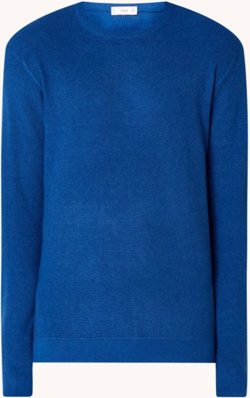 Mango Bantigua fijngebreide trui met stretch