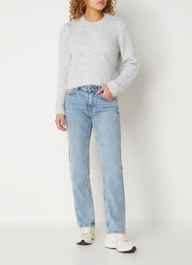 Mango Gallet fijngebreide trui in wolblend met structuur