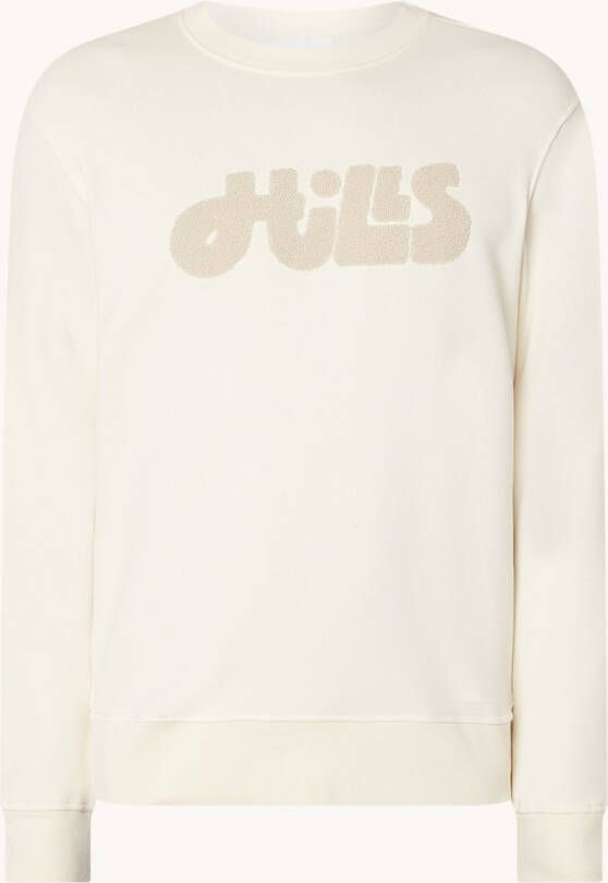 mango man Katoenen sweatshirt met boodschap