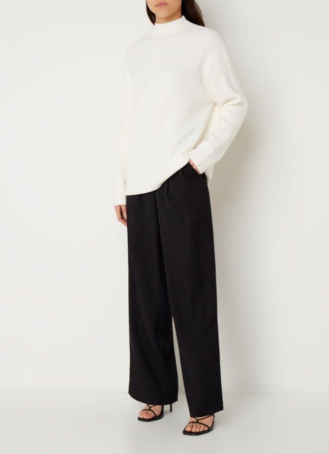 Mango Rulon ribgebreide oversized trui