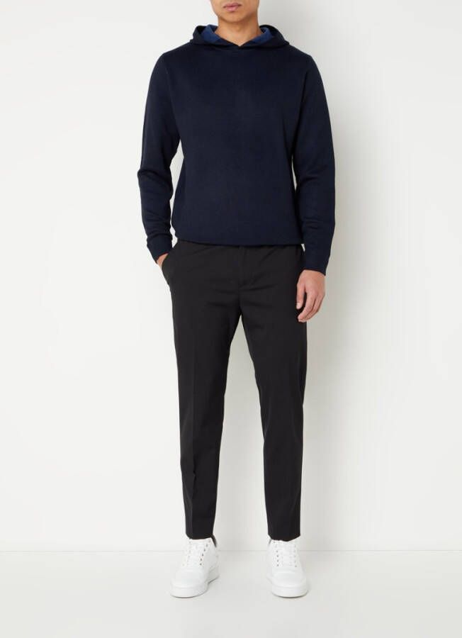 Mango Tenh hoodie met gemê, leerd dessin