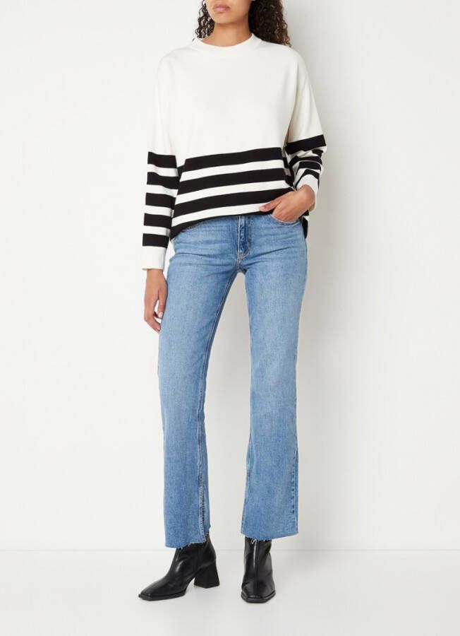 Mango Titus sweater van jersey met streepprint