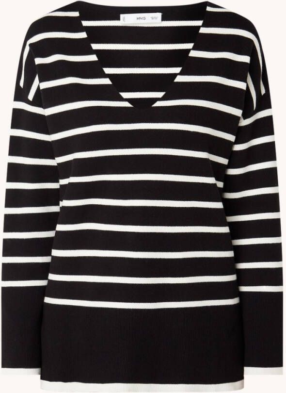 Mango Tortugav pullover met streepprint