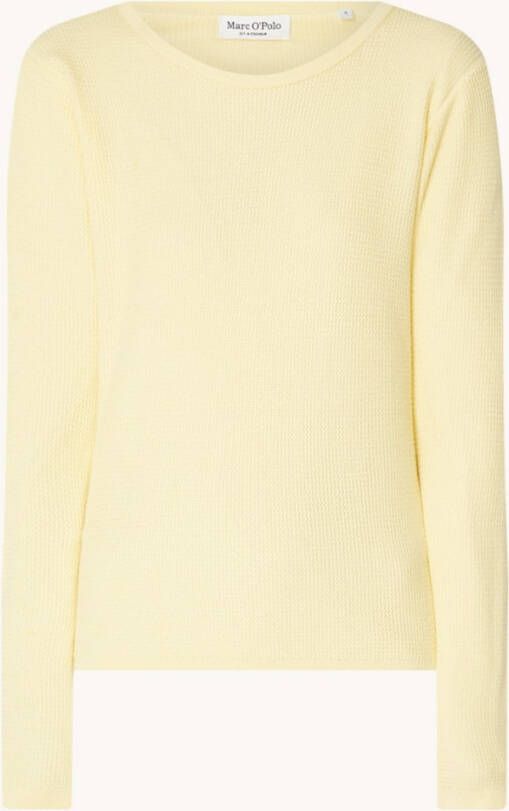 Marc O'Polo Truien met ronde hals , Geel, Dames