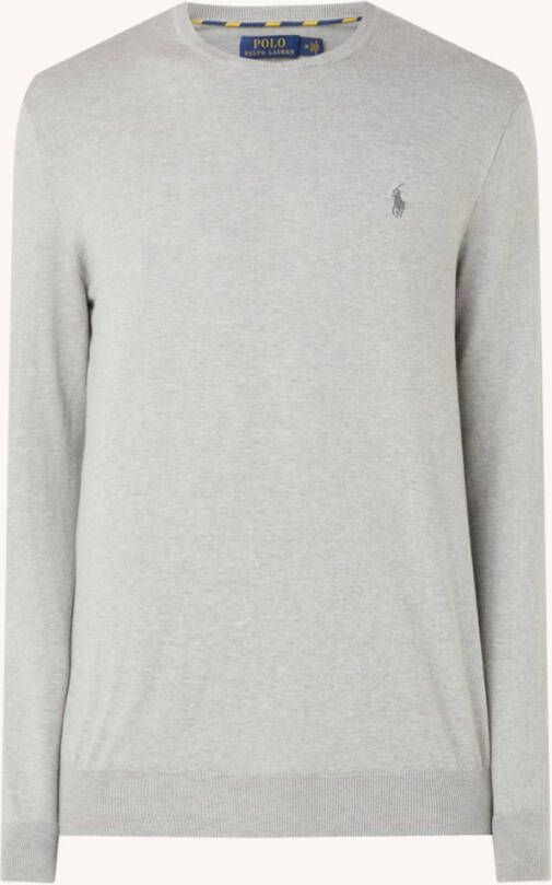 Polo Ralph Lauren Ronde hals gekweek , Grijs, Heren