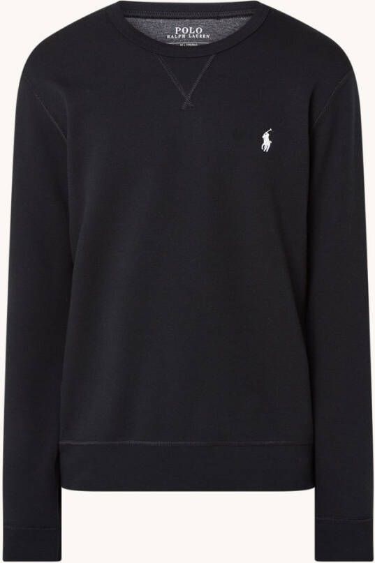 Polo Ralph Lauren Ronde hals gekweek , Zwart, Heren