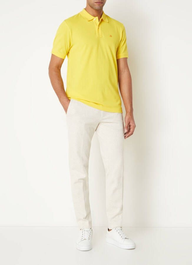 Scotch & Soda Regular fit polo van piqué, katoen met logo