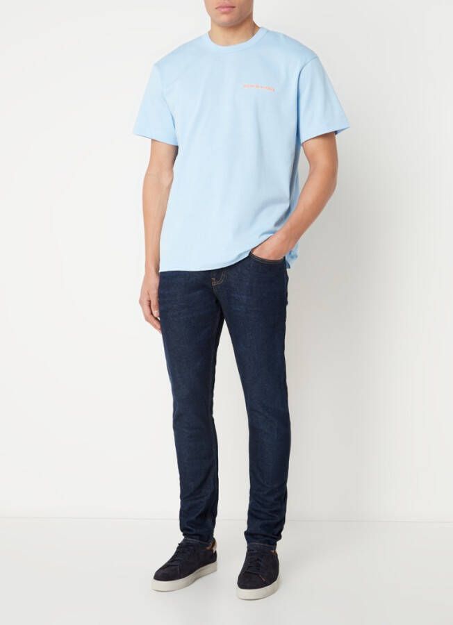 Scotch & Soda Unisex T shirt van biologisch katoen met ronde hals