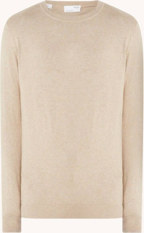 SELECTED HOMME Trui met ronde hals Berg Crew Neck