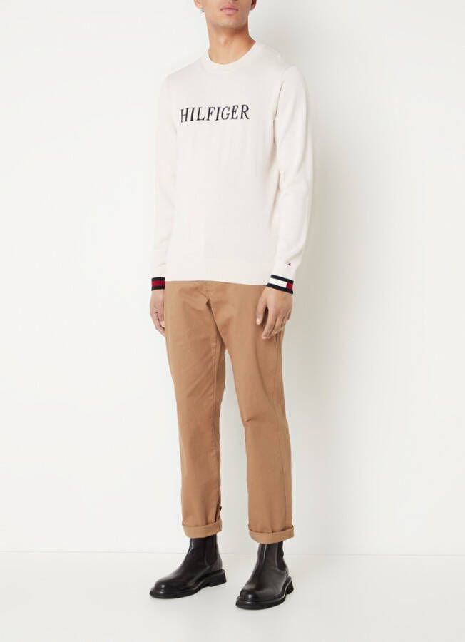 Tommy Hilfiger Trui met ronde hals HILFIGER FLAG CUFF CREW NECK