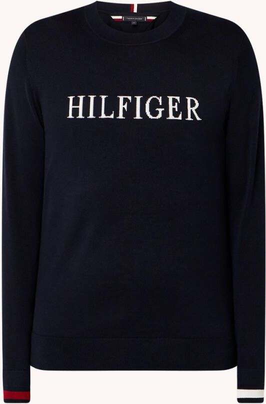 Tommy Hilfiger Trui met ronde hals HILFIGER FLAG CUFF CREW NECK