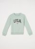 America Today Meisjes Sweater Soel Jr Groen online kopen