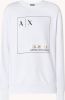 Armani Exchange blanke mannen sweatshirt , Wit, Heren online kopen