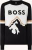 Hugo Boss Schoenen zonder shirt met details en contrasterend logo voor mannen baas 50477391 zwart , Zwart, Heren online kopen