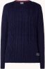 Scotch & Soda Pullover wool blend stucture knit sweat 169257/0004 online kopen