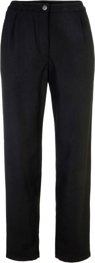 bonprix Bandplooibroek in wollen look