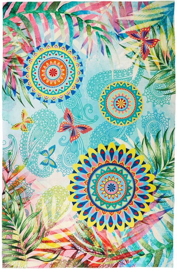 bonprix Binnen en buitenkleed met digitale print