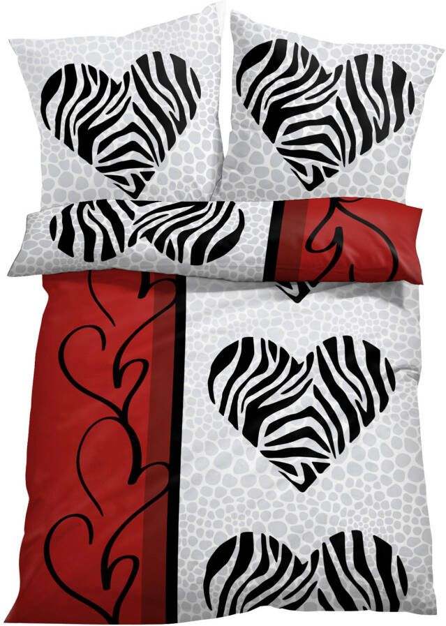 bonprix Dekbedovertrek met harten