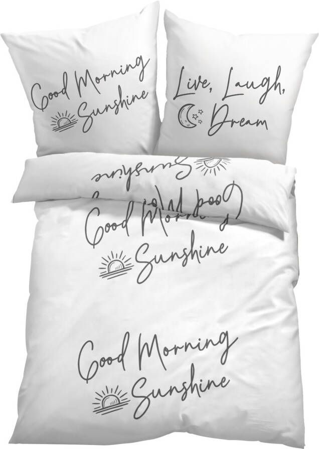 bonprix Dekbedovertrek met statement