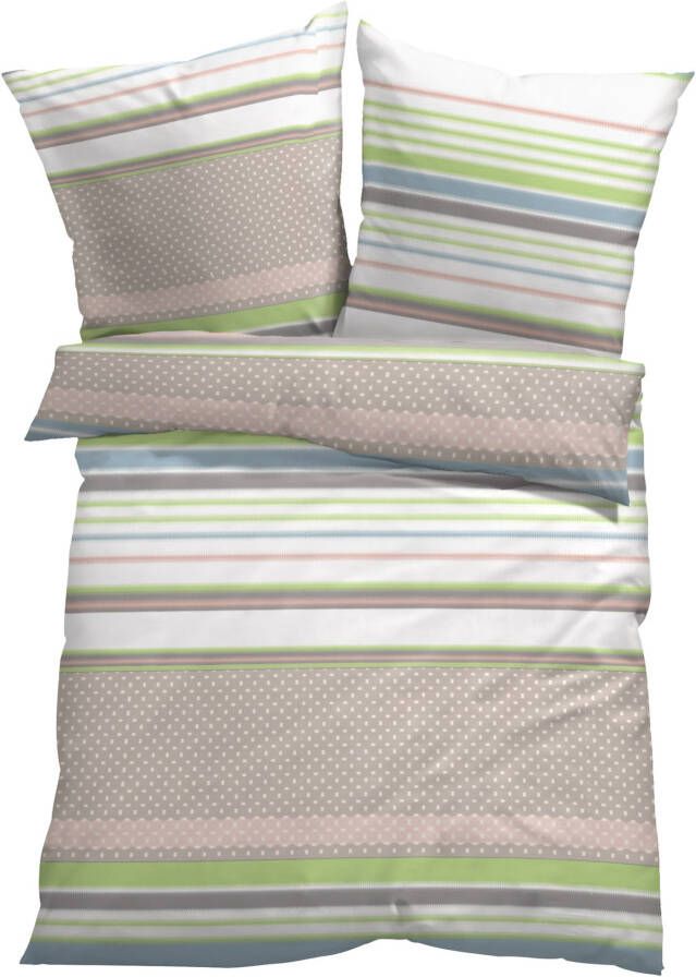 bonprix Dekbedovertrek met strepen