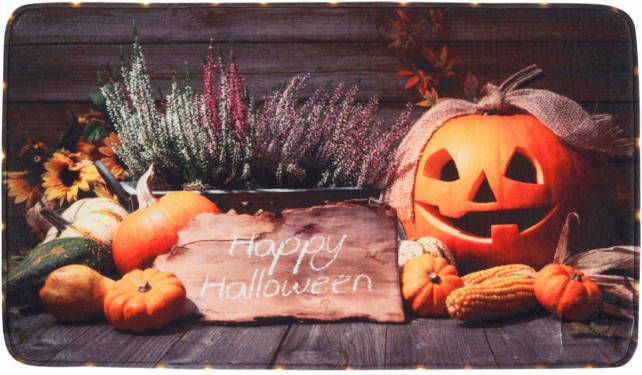 bpc living bonprix collection Deurmat, LED deurmat met pompoen