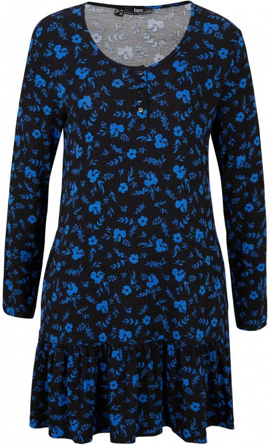 bonprix Gedessineerde shirt tuniek, lange mouw