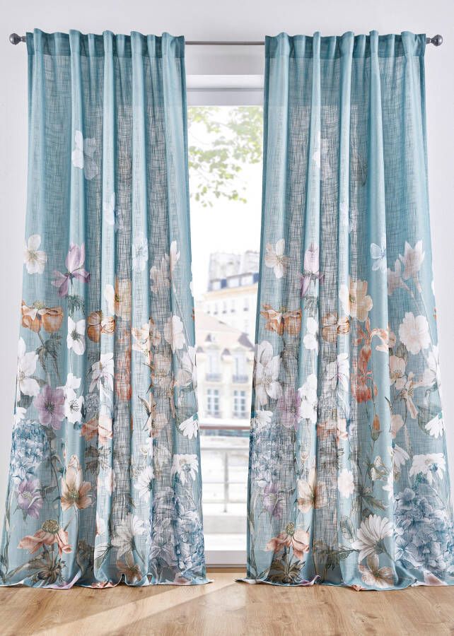 bonprix Gordijn met bloemenprint(1 stuk )