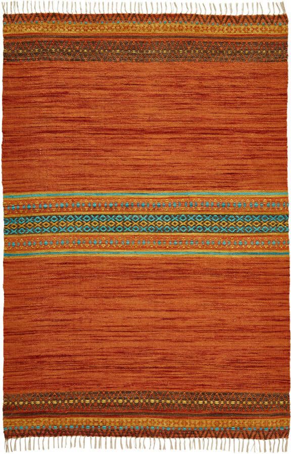 bonprix Kelim vloerkleed met franjes