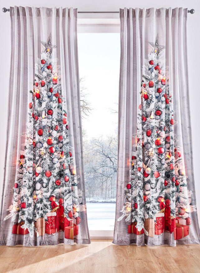 bonprix LED gordijn met kerstboom(1 stuk )
