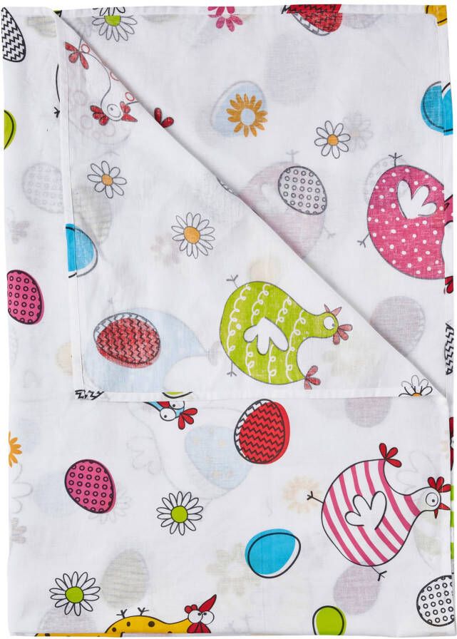 bonprix Plaid met kippen