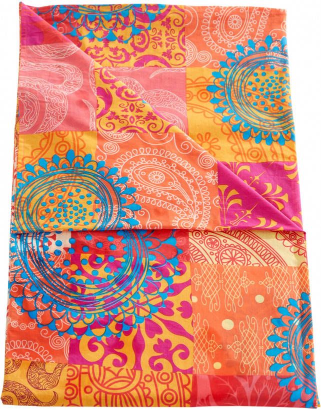 bonprix Plaid met patchworkprint