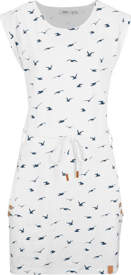 bpc bonprix collection Shirtjurk met vleugelmouwen en print, wolwit