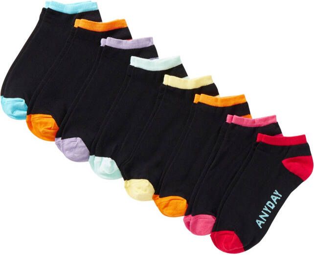 bonprix Sneakersokken(8 paar)met weekdagen
